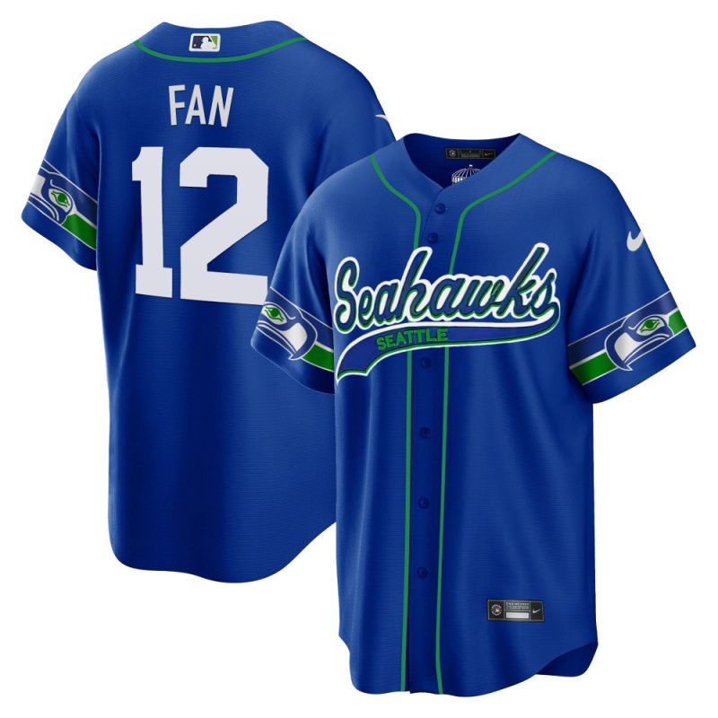 12th fan seattle seahawks throwback men jersey royal