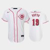 19 joey votto youth reds home white jersey jersey