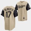 2022 black heritage night los angeles dodgers hanser alberto 17 gold jersey exclusive edition