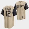 2022 black heritage night los angeles dodgers joey gallo 12 gold jersey exclusive edition