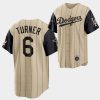 2022 black heritage night los angeles dodgers trea turner 6 gold jersey exclusive edition