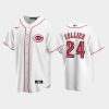 2022 draft cincinnati reds cam collier 24 white home jersey