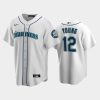 2022 draft seattle mariners cole young 12 white home jersey