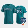 2023 all star game seattle mariners 28 eugenio suarez aqua jersey