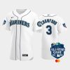 2023 all star game seattle mariners 3 j p crawford white jersey