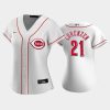 21 michael lorenzen reds home white womens jersey jersey