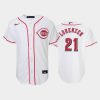 21 michael lorenzen youth reds home white jersey jersey