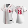 26 raisel iglesias reds home white womens jersey jersey