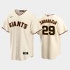 29 jeff samardzija cream home san francisco giants jersey jersey