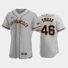 46 justin smoak gray road san francisco giants jersey jersey