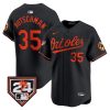 adley rutschman 35 baltimore orioles 2024 spring training patch men jersey black