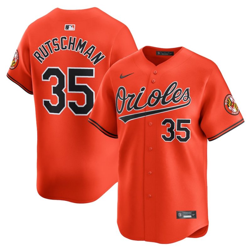 adley rutschman 35 baltimore orioles alternate limited men jersey orange