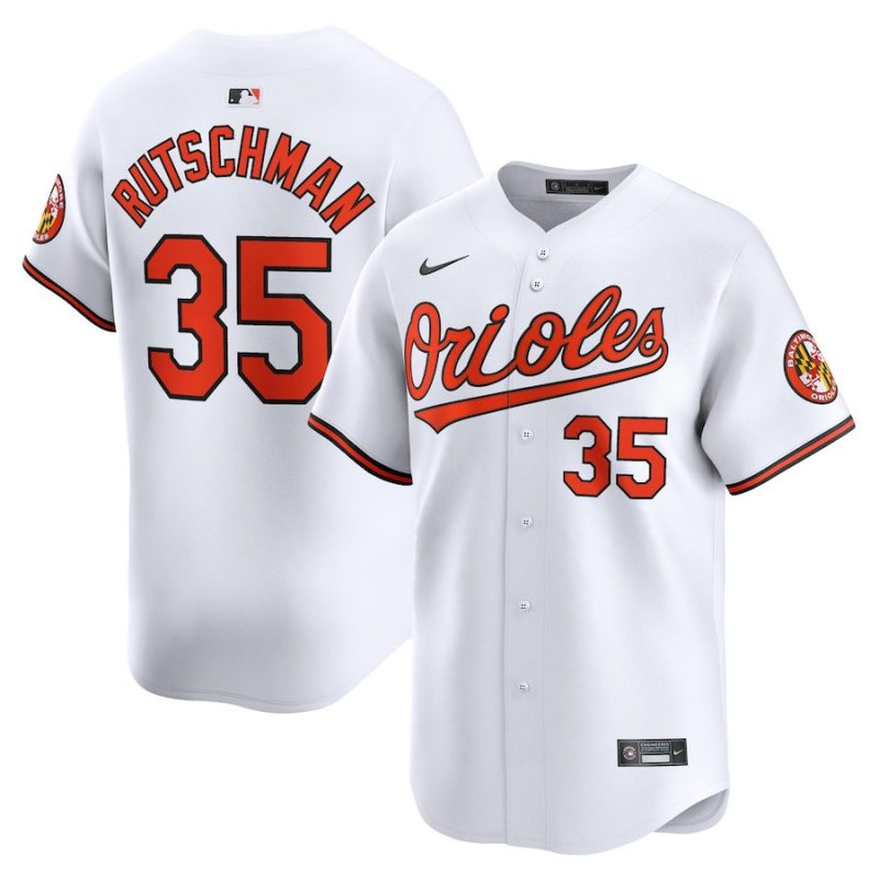 adley rutschman 35 baltimore orioles home limited player men jersey white