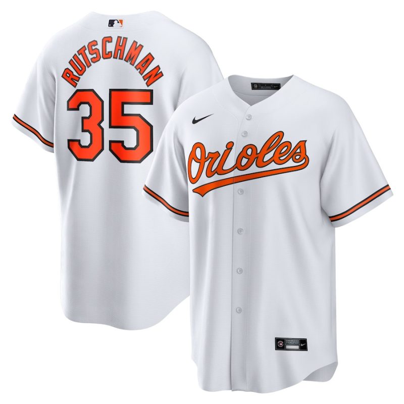 adley rutschman 35 baltimore orioles home men jersey white