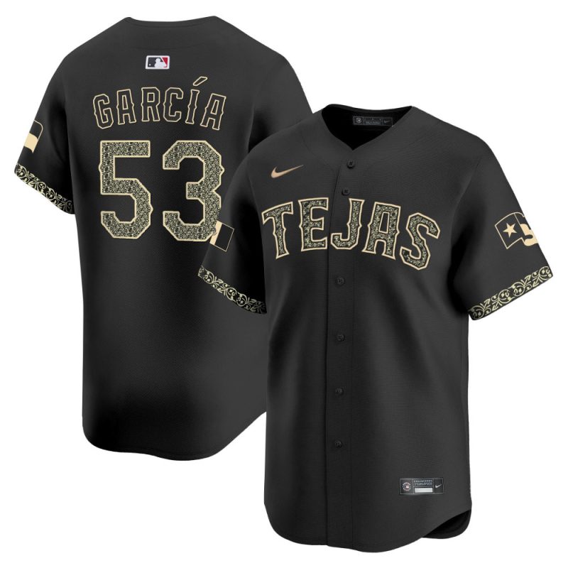 adolis garcia 53 texas ranger mexico men jersey black heritage