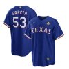 adolis garcia 53 texas rangers 2023 world series stitched baseball jersey royal