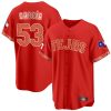 adolis garcia 53 texas rangers mexican collection baseball men jersey red