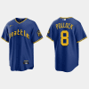 aj pollock 8 seattle mariners 2023 city connect game jersey royal