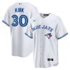 alejandro kirk 30 toronto blue jays men jersey white