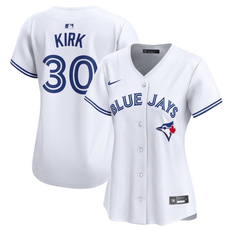 alejandro kirk 30 toronto blue jays women home limited player jersey white