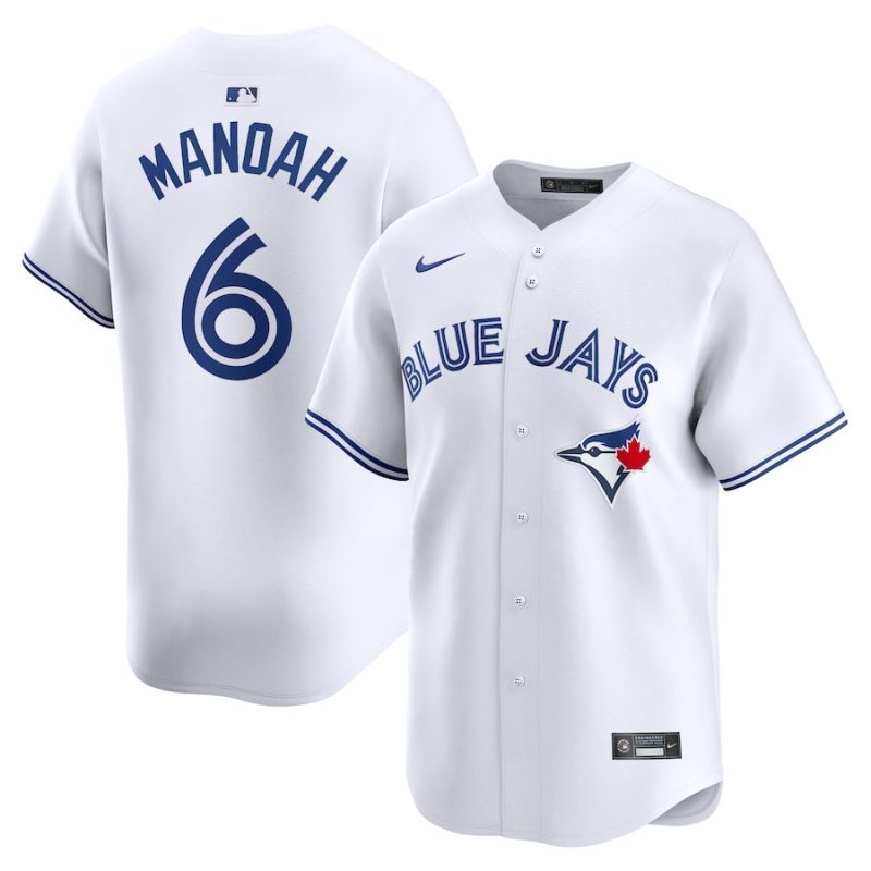 alek manoah 6 toronto blue jays home limited player men jersey white