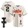 alex bregman 2 houston astros cactus jack patch v2 men jersey cream