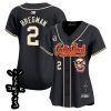 alex bregman 2 houston astros cactus jack patch v2 women jersey black