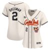 alex bregman 2 houston astros cactus jack patch women jersey cream