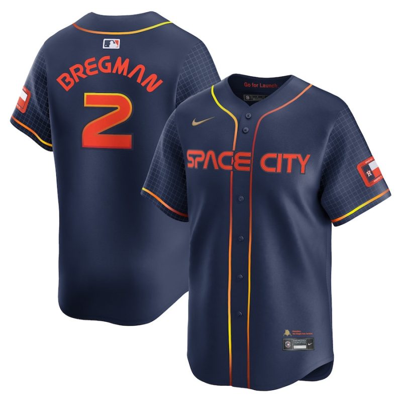 alex bregman 2 houston astros city connect limited men jersey navy