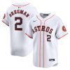 alex bregman 2 houston astros home limited player men jersey white