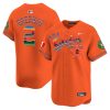 alex bregman 2 houston astros mexico cactus jack men jersey orange