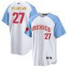 alex verdugo 27 mexico 2023 baseball men jersey white