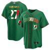 alex verdugo 27 mexico 2023 flag baseball men jersey green gold