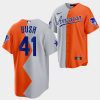 all star futures game 2022 los angeles angels ky bush 41 gray orange jersey