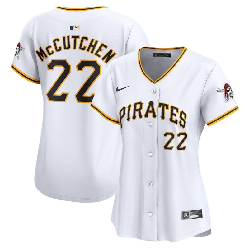 andrew mccutchen 22 pittsburgh pirates home limited women jersey white