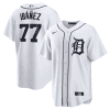 andy ibanez 77 detroit tigers home men jersey white