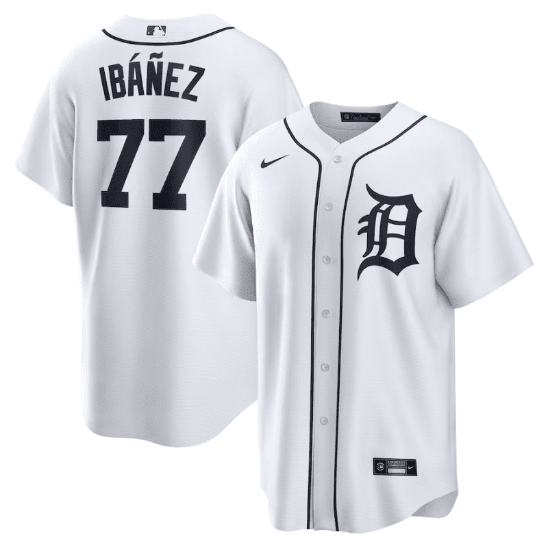 andy ibanez 77 detroit tigers home men jersey white