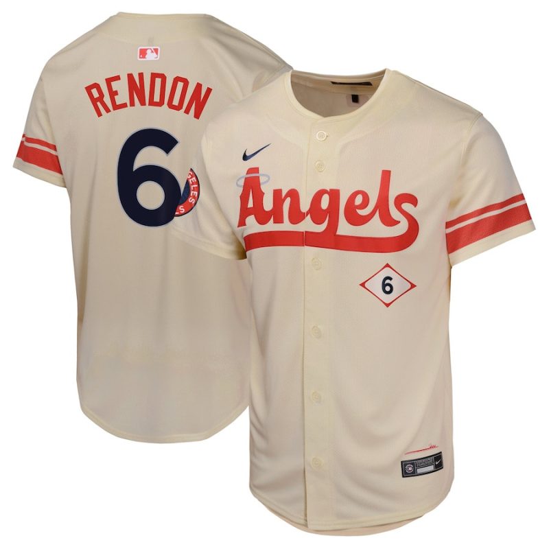 anthony rendon 6 los angeles angels city connect limited youth jersey cream