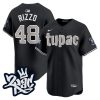 anthony rizzo 48 new york yankees tupac shakur men jersey black