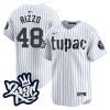 anthony rizzo 48 new york yankees tupac shakur men jersey white