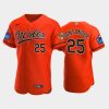 anthony santander 25 little league classic 2022 baltimore orioles orange alternate jersey