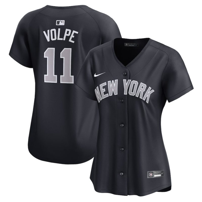 anthony volpe 11 new york yankees alternate limited women jersey navy