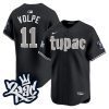 anthony volpe 11 new york yankees tupac shakur men jersey black