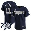 anthony volpe 11 new york yankees tupac shakur men jersey navy