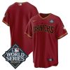 arizona diamondbacks 2023 world series men jersey crimson gold