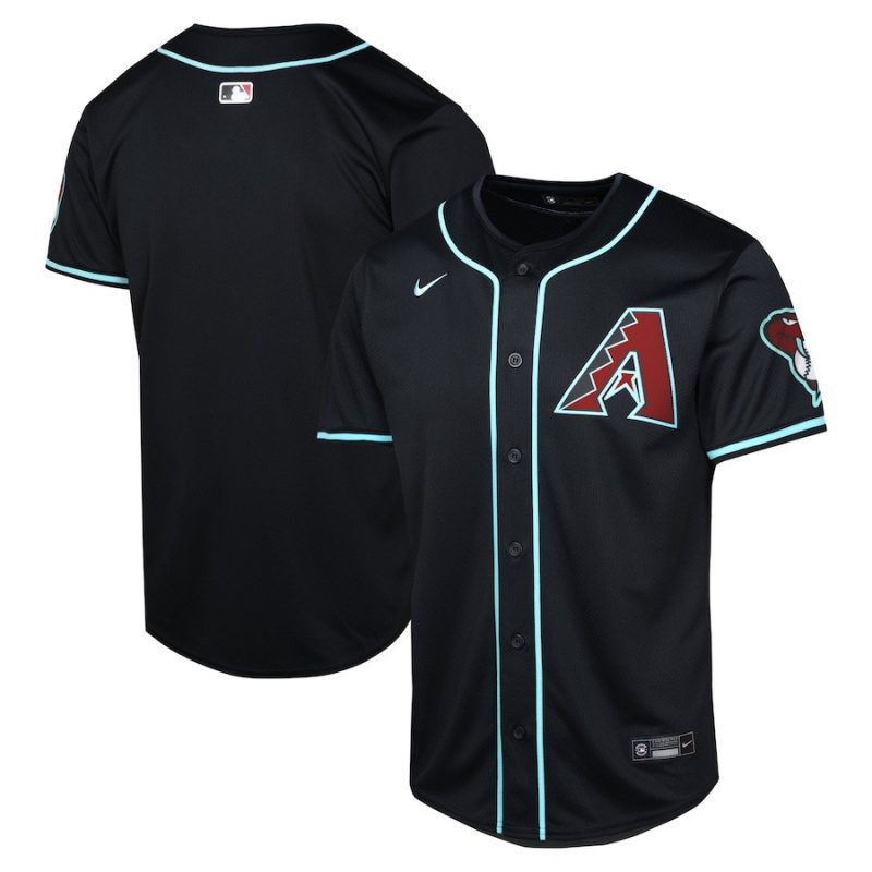 arizona diamondbacks alternate limited youth jersey black