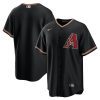 arizona diamondbacks alternate men jersey black