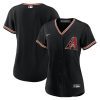 arizona diamondbacks womens alternate team jersey black