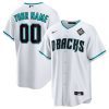 arizona diamondbacks world series 2023 alternate stitched home custom jersey white