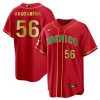 arozarena 56 mexico 2023 baseball men jersey red gold